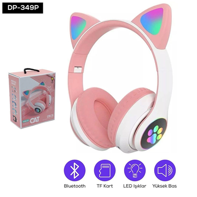 Kedi Figurlu Kulaklık