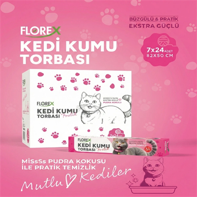Kedi Kumu Torbası Pudra Kokulu