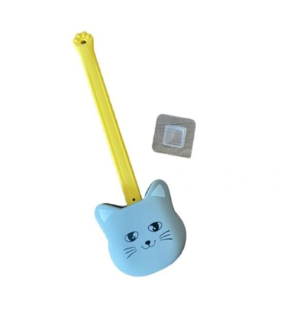 Kedi Tasarımlı Ergonomik Tuvalet Fırçası