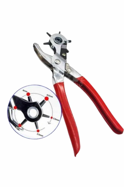 Kemer Delme Pensesi 6 Farklı Boyutta Kemer Delici Ev Deri Kemer