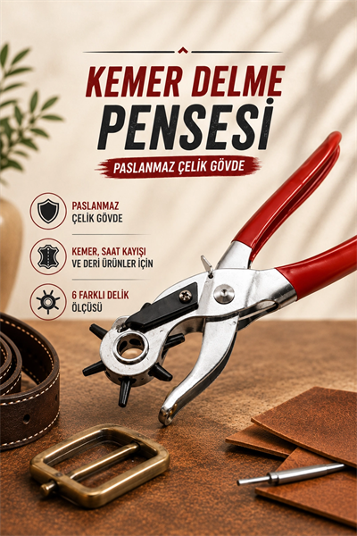 Kemer Delme Pensesi Paslanmaz Çelik Gövde