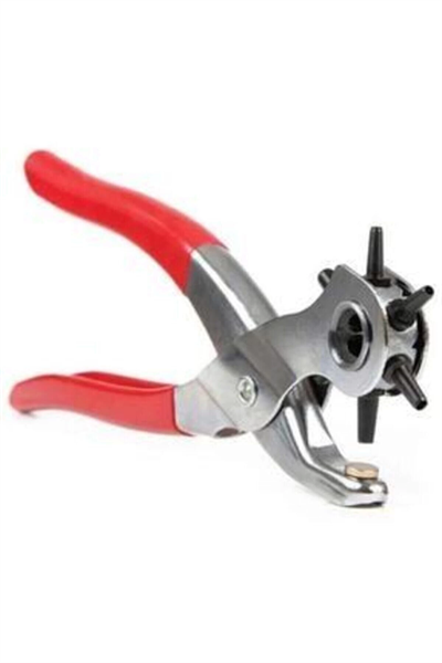 Kemer Delme Ve Perçin Pensesi Ikli Set Deri Plastik Delici