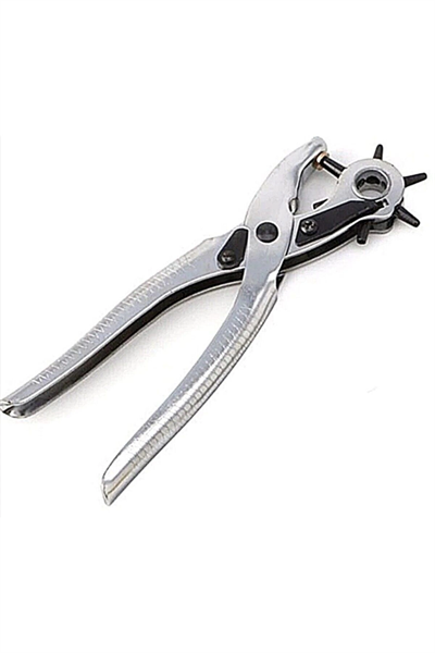 Kemer Delme Ve Perçin Pensesi Ikli Set Deri Plastik Delici