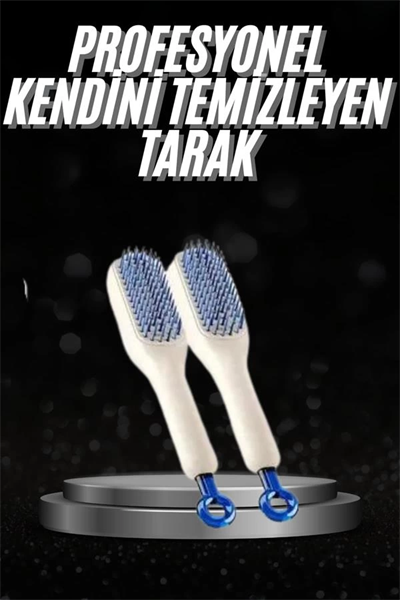 Kendi kendini Temizleyebilen Hijyenik Saç Fırçası Anti-Statik Teknolojisi