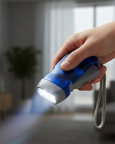 Kendiliğinden Şarjlı El Feneri Pilsiz Manuel Şarjlı Güçlü Işık