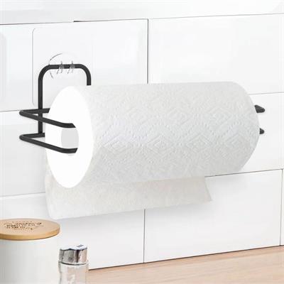 Kendiliğinden Yapışkanlı Krom Paslanmaz Metal Havlu Kağıtlık Aparatı (3936)