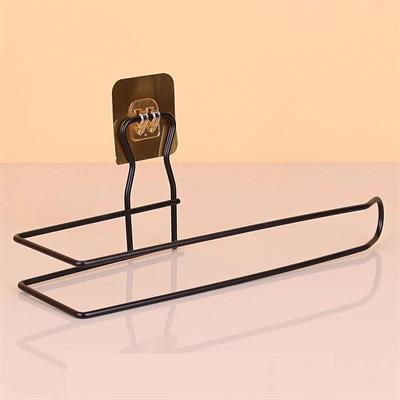 Kendiliğinden Yapışkanlı Krom Paslanmaz Metal Havlu Kağıtlık Aparatı (3936)