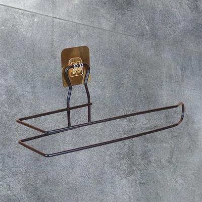 Kendiliğinden Yapışkanlı Krom Paslanmaz Metal Havlu Kağıtlık Aparatı (3936)