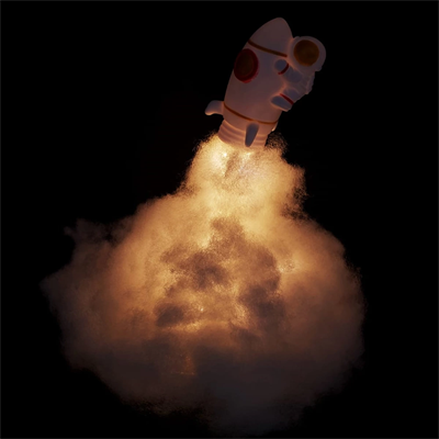 Kendin Yap Uçan Astronot Tasarımlı Gece Lambası