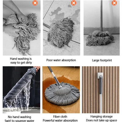 Kendinden Sıkmalı Paspas Mop