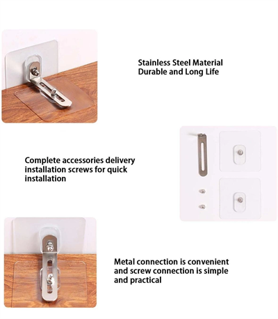 Kendinden Yapışkanlı Mobilya Sabitleme Aparatı