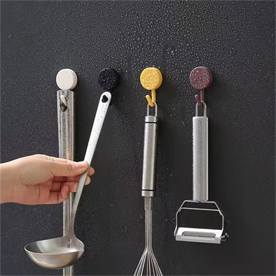 Kendinden Yapışkanlı Renkli Duvar Askısı (10lu Set)