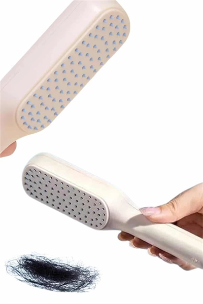 Kendini Temizleyen Tarak Fırça Geri Çekilebilir Evcil Hayvana Uygun Sıkı Dişli