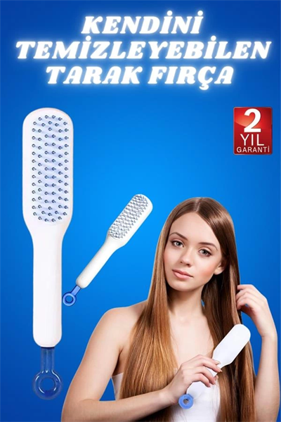 Kendini Temizleyen Tarak Fırça Geri Çekilebilir Evcil Hayvana Uygun Sıkı Dişli