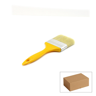 Kestirme Boya Fırçası - 70 mm - Sarı Saplı - No 3