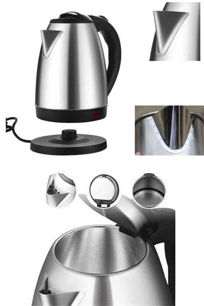 Kettle C F Tipi 220-240V Paslanmaz Çelik Elektrik Kablolu Otomatik Kapanma
