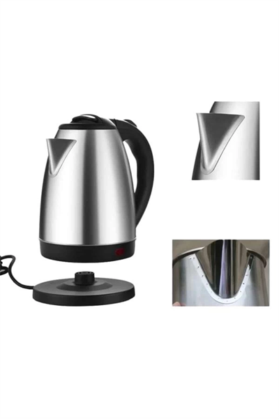 Kettle Su Isıtıcı C F Priz Uyumlu 220 - 240 V Paslanmaz Çelik Kablolu