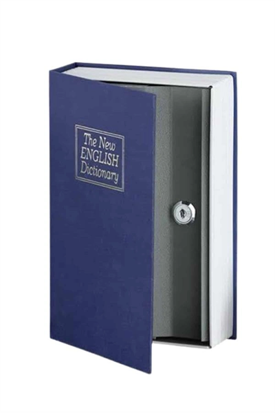 Kilitli Gizli Kasa Sözlük Kumbara Kitap Sözlük Görünümlü 18cm