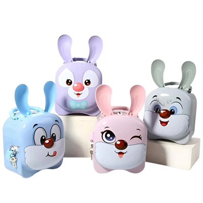 Kilitli Metal Kulak Kumbara - S-262 - 1 Adet Stokta Olan Gönderilir