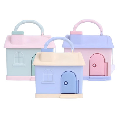 Kilitli Plastik Ev Kumbara  S-268 - 1 Adet Stokta Olan Gönderilir