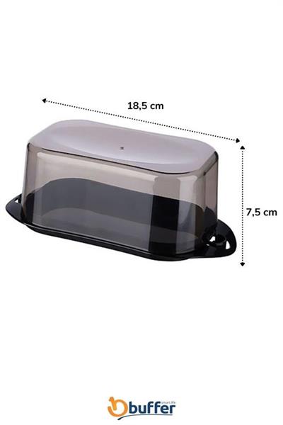 Kilitli Plastik Kapaklı Kahvaltılık Tereyağlık Peynirlik Erzak Saklama Kabı Ap-9428 (3936)