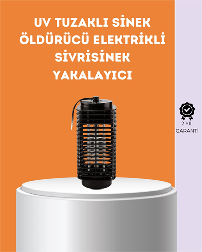 Kimyasal İçermeyen UV Işıklı Böcek ve Sivrisinek Kapanı – Güvenli Kullanım