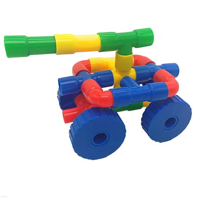 King Kids Tekerlekli Boru  72 Parça - PE 7190