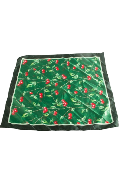 Kiraz Zr Saten Fular 50*50 cm