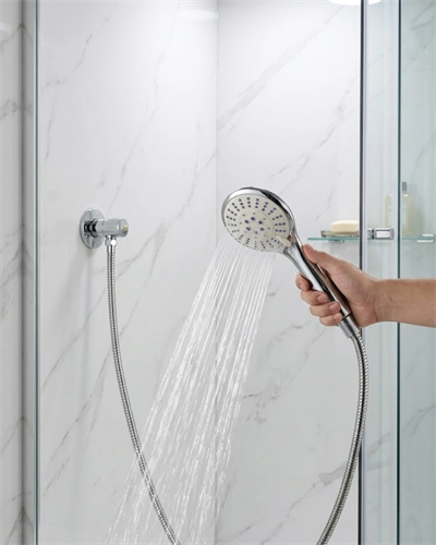 Kireç Önleyici El Duşu Seti Spiral Duş Hortumu Hareketli Duş Askısı