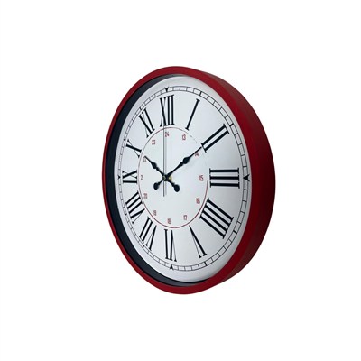 Kırmızı 36 Cm Duvar Saati