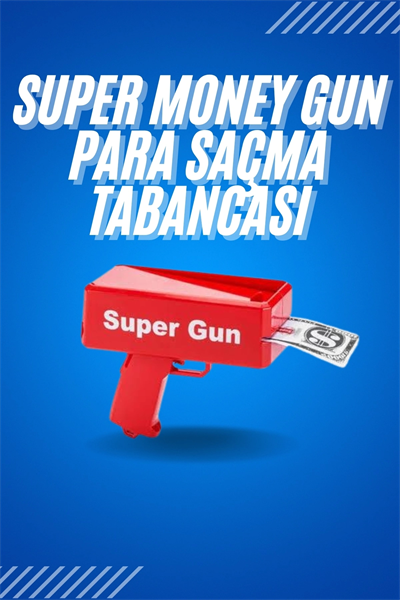 Kırmızı Çocuklara Özel Para Fırlatma Makinesi Para Saçma Tabancası