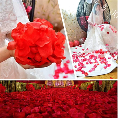 Kırmızı Renk Gül Yaprağı – 5 Paket 500 Adet