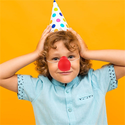 Kırmızı Renk Lastikli Burun Palyaço Burun