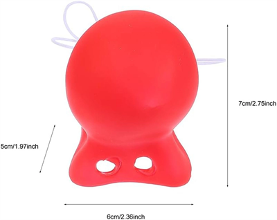 Kırmızı Renk Lastikli Burun Palyaço Burun