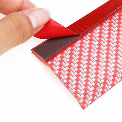 Kırmızı Renkli 2,5 Metre Araba Oto Ön Tampon Koruyucu Kauçuk Pratik Tampon Şerit Bant Döşeme Kiti Bx40