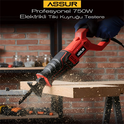 Kırmızı Tilki Kuyruğu Elektrikli Testere 230v 0-2800 Rpm Asr-616 Bx40