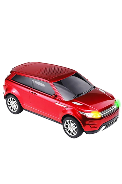 Kırmızı bluetooth hoparlör mp3 çalar fm radyo sd kart usb aux çoklu bağlantı 5 saat dinleme