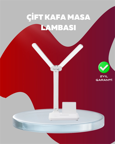 Kısılabilir LED Masa Lambası – Kalemlik, Telefon Standı ve Okuma Işığı Bir Arada