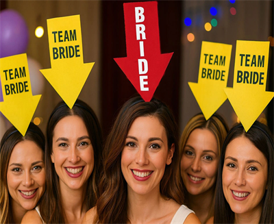 Kişiselleştirilebilir Ok Taç – Üzerine Yazı Yazılabilen Parti Tacı Kırmızı Renk