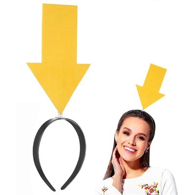 Kişiselleştirilebilir Ok Taç – Üzerine Yazı Yazılabilen Parti Tacı Sarı Renk (3936)