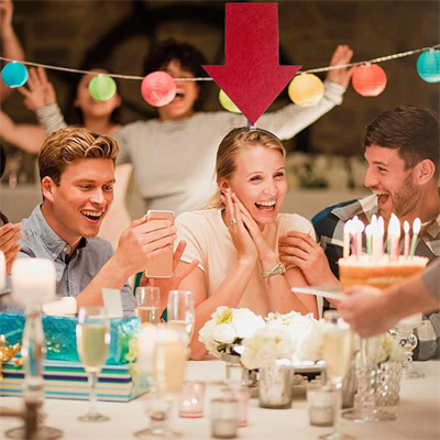 Kişiselleştirilebilir Ok Taç – Üzerine Yazı Yazılabilen Parti Tacı Kırmızı Renk