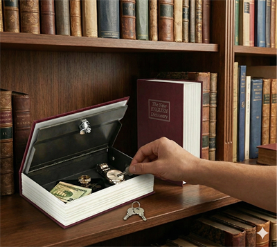 Kitap Görünümlü Gizli Kasa