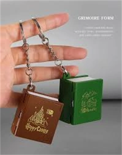 Kitap Şeklinde 3d Anahtarlık