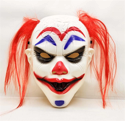 Kızıl Saçlı Joker Palyaço Maskesi