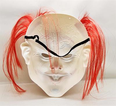Kızıl Saçlı Joker Palyaço Maskesi (3936)