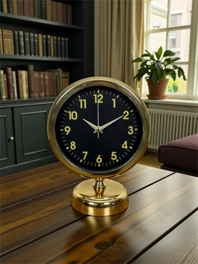 Klas Gold 25 x 20 Cm Metal Masa Saati