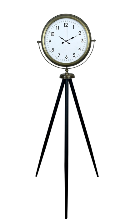 Klasik Eskitme Tripod Ayaklı Saat