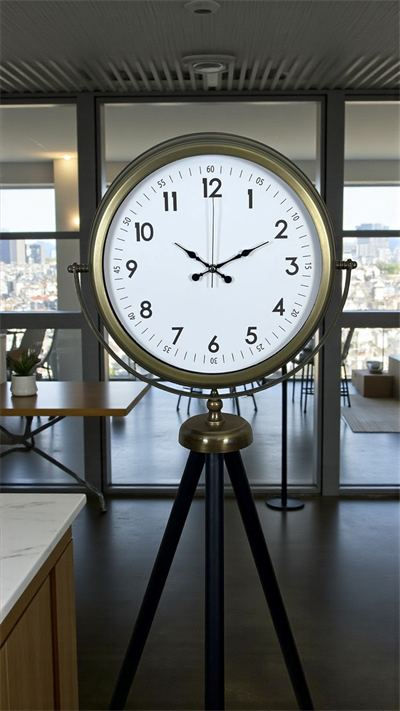 Klasik Eskitme Tripod Ayaklı Saat