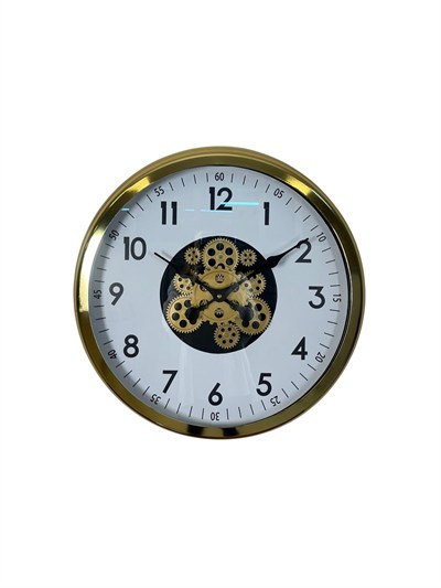 Klasik Gold 60 Cm Çarklı Duvar Saati