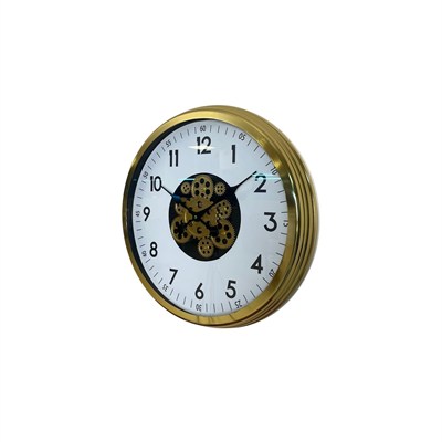 Klasik Gold 60 Cm Çarklı Duvar Saati